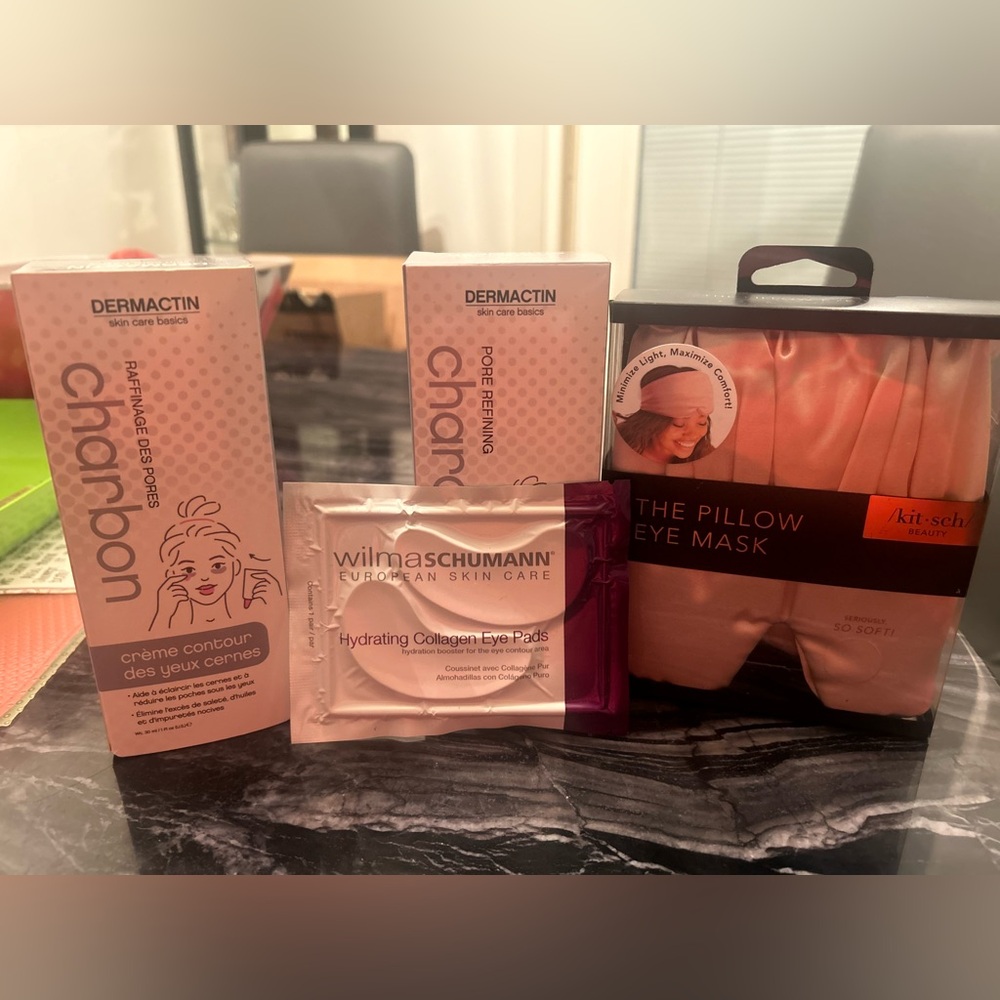 Wilma Schumann Hydrating Collagen Eye Pads + Dermactin cream Beauty Bundle